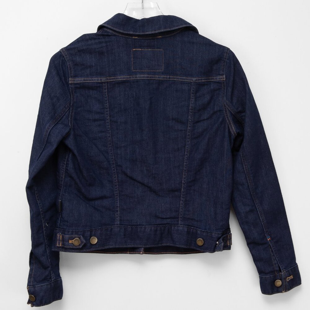 Patagonia Jean Jacket Organic Cotton Button Front Classic Denim Blue Size Small - Picture 2 of 6
